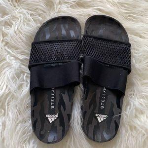 Stella McCartney Adidas slip on sandal EUC